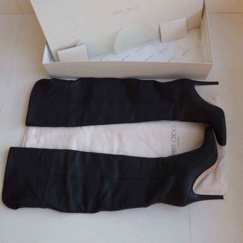 Jimmy Choo Knee High Boots Size 37 1/2